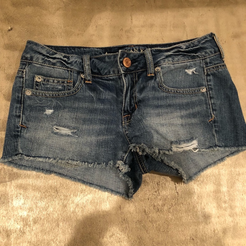 American Eagle blue jean shorts!